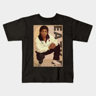 Eazy E's Attitude Portraits Reflecting Rap's Raw Spirit Kids T-Shirt